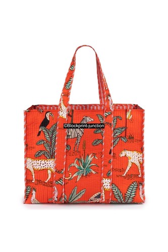 Borsa grande cotone trapuntata