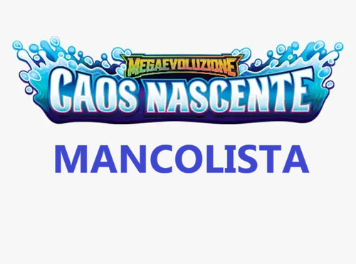 Mancolista carte set caos - set,