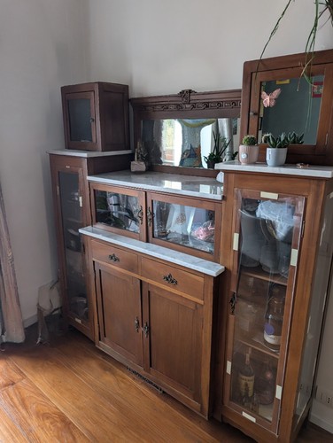 Antica credenza con - antica,