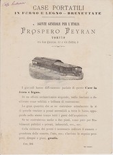 E085-CASE IN FERRO E LEGNO PORTATILI-AGENTE X L'ITALIA P.PEYRAN-TORINO-