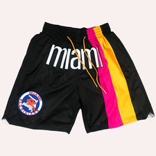 NBA Short MIAMI HEATS FLORIDIANS Special Colors Collection Vintage