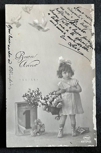 Cartolina buon anno 1923 - buon,