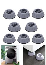 8 Pcs Piedini Antivibrazione Lavatrice Supporto Universale Contro le Vibrazioni