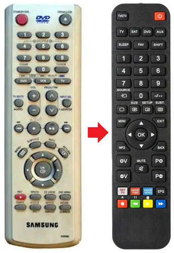 Telecomando adatto per samsung - telecomando,