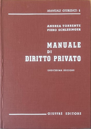 Manuale diritto privato - manuale,