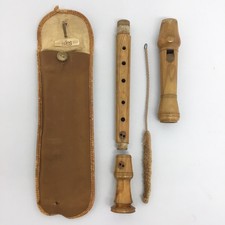 KÚNG - SWISS MADE - musik - hug basel. FLAUTO DOLCE VINTAGE RECORDER 47cm