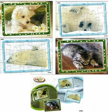 Serie completa puzzle animali - completa,