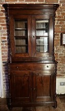 Mobile Con Alzatina In Legno Di Noce Di Fine ‘800