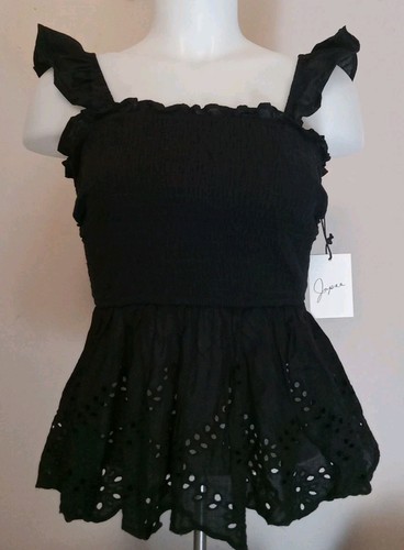 Top donna japna nero - top,