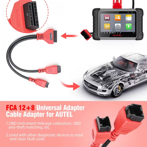 Cavo adattatore obd2 fca 8 - cavo,