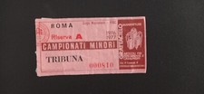 1976/77 Ultras Raro biglietto Ticket No Maglia Shirt Sciarpa Roma Vs Riserva A
