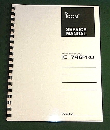 Icom 746pro manuale di - manuale,