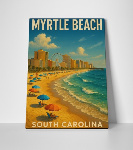 Myrtle beach poster - beach,
