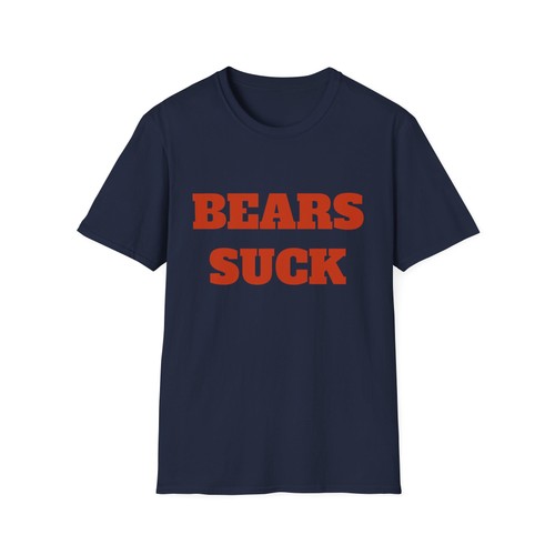Maglietta bears suck football - suck,