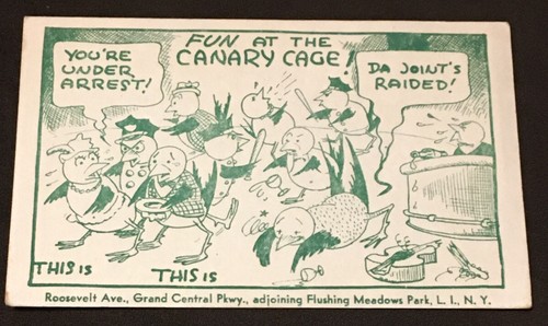 Cartolina canary cage club - canary,