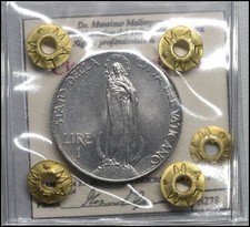Pius XII 1 Lira 1941 Sealed