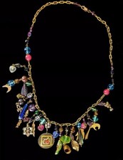 Collana Bib In Vetro Fatta A