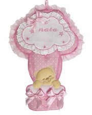 Fiocco nascita coccarda - nascita,