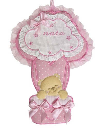 Fiocco nascita coccarda - fiocco,