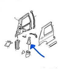 TELAIO INTERNO PARAFANGO POSTERIORE SX PEUGEOT 106 ORIGINALE 852963