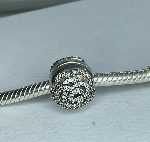 Pandora shimmering rose clip - pandora,