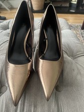 Scarpe donna tacco alto oro