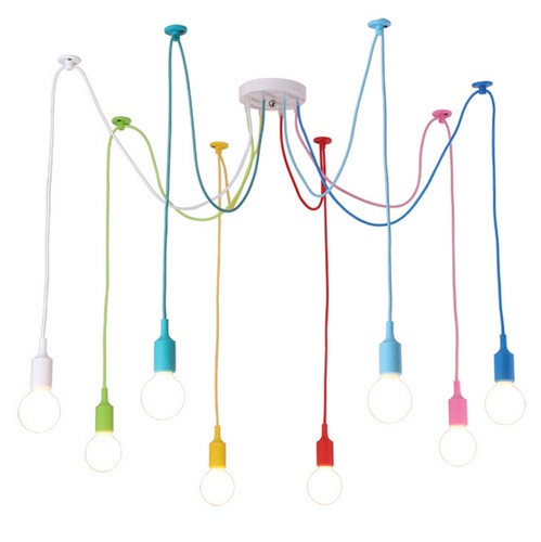 Lampadario industria retrò - lampadario,