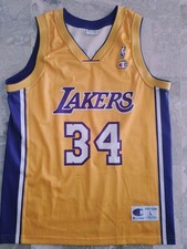 canotta BASKET LAKERS CHAMPION LOS ANGELES USA  # 34 O'NEAL NBA TG L
