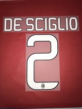 KIT DE SCIGLIO 2 BIANCO X MAGLIA CALCIO MILAN NUOVO NEW 