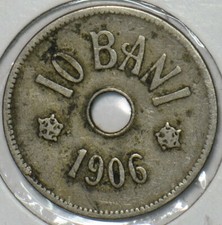 Romania 1906 10 Bani 152035