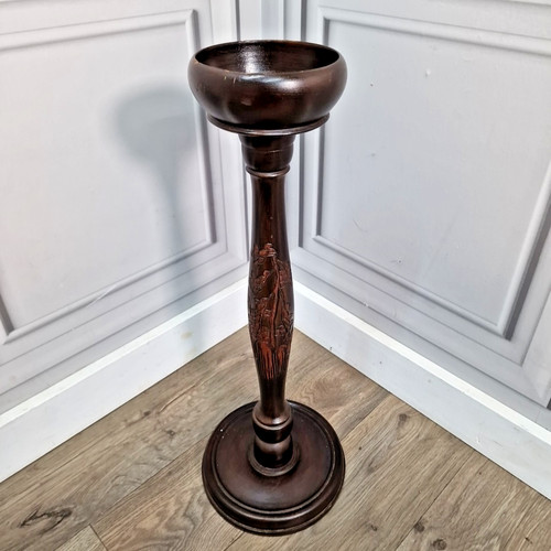 Vintage ashtray plant stand - ashtray,