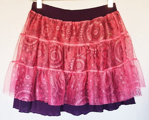 Gonna autentica desigual - autentica,