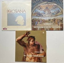 LORENZO PEROSI LOTTO 3 DISCHI LP  LISTA