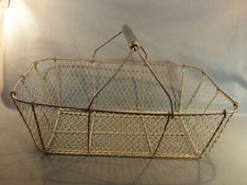 Antico Cestino Rete Raccogli I Dadi Patate Frutta Altri Dauphinois Contadino