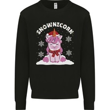 Felpa natalizia snowicorn - felpa,