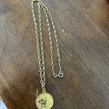 Raro ciondolo zodiaco acquario