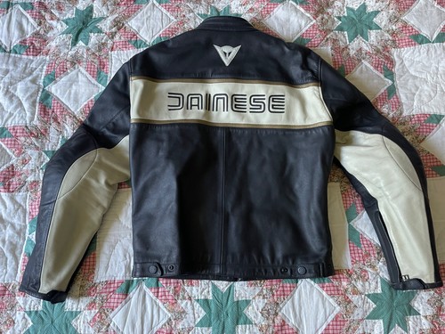 Dainese leather jacket - leather, black