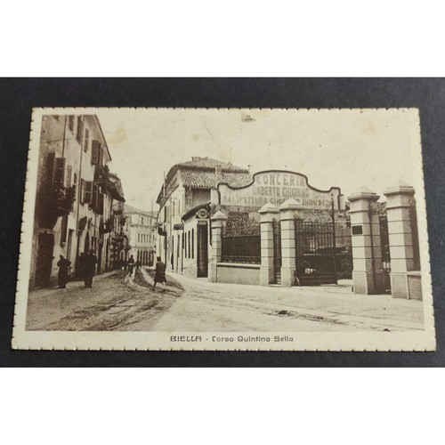 Cartolina biella corso - biella,