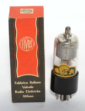 VALVOLA RADIO ELETTRICA 6TE8 - FABBRICA ITALIANA VALVOLE RADIO ELETTRICHE MILANO