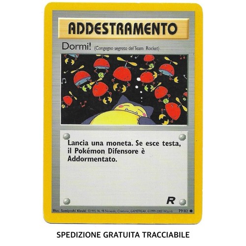 Dormi carta pokemon - 79/82, dormi!