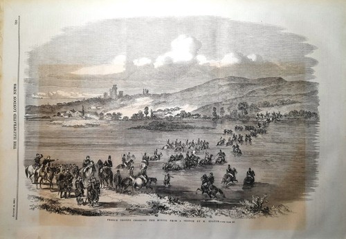 Stampa antica battaglia - battaglia, di