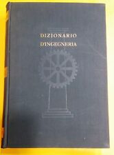 71752 i3/ Eligio Perucca - Dizionario d'Ingegneria MOT-RUL  - UTET 1954
