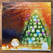 GEORGE MICHAEL "DECEMBER SONG"  *** LIMITED EDITION TRANSPARENT 7" SINGLE ***