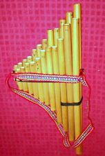 FLAUTO PERUVIANO ANNI 80 A 23 CANNE VINTAGE. 