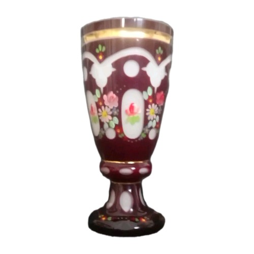 Biedermeier boemia bicchiere - biedermeier,