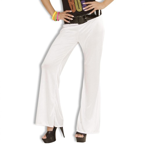 Pantalone bianco zampa - pantalone, di