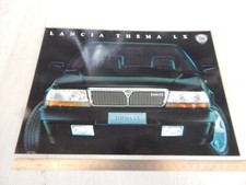 +p BROCHURE DEPLIANT ORIGINALE LANCIA THEMA TURBO 16v LX 1992 LINGUA ITALIANO