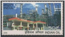 India 2009 Raffineria di Petrolio Indiana Stazione di Servizio Industria Commercio 1v MNH