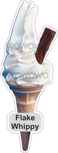 Adesivo furgone gelato cono - adesivo,