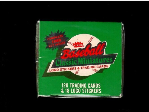 Fleer baseball miniatures 1988 - baseball,